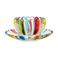 thumbnail image 1 of GROWTH TANK Breakfast Bowl, Flower Pattern Lotus Flower Shaped Lace Decorative Lotus Bowl, color, 1 of 9