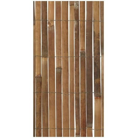 Harbor Gardens R669HG 13 ft. x 6 ft. 6 in. Split Bamboo Fence  Natural