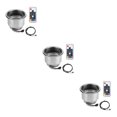 thumbnail image 1 of Justharion 1/2/3/5 Auto Car Stainless Steel Folding Cup Holder Sturdy and Compact Type 2 3PCS, 1 of 1
