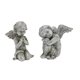 thumbnail image 5 of Estatuas de ángel de 2 piezas, adornos de ángel, obra de arte, librería de entrada, mesa de Hotel, Patio, figuritas de ángel, decoración de Patio y, 5 of 9