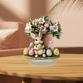 thumbnail image 4 of Bunny Decor Easter Shelf Decorations, Elegant Easter Decorations, Easter Office Décor Coffe Table Decor, Easter Figurine Vintage Style Ornaments(1PC), 4 of 7