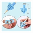 thumbnail image 2 of Pencil Grips (8 Pcs): Writing Aid for Kids and Silicone Grips, Ergonomic Training, 2 of 5