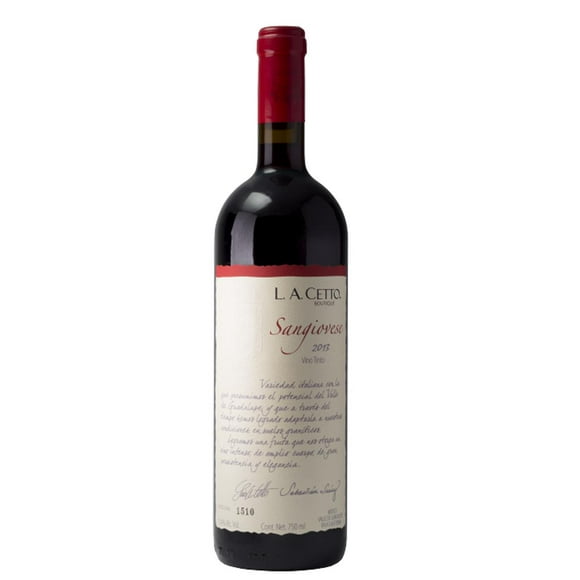 Vino Tinto L.A. Cetto Boutique Sangiovesse 750 ml L.A. Cetto Boutique Sangiovesse
