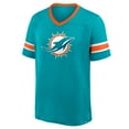 thumbnail image 2 of Men's Fanatics Aqua Miami Dolphins Hometown Premium Hashmark V-Neck T-Shirt, 2 of 3