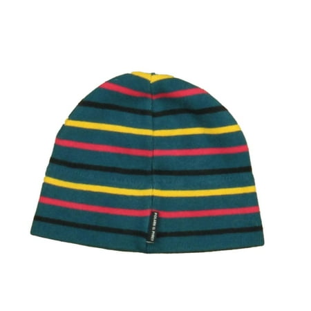 

Pre-owned Polarn O. Pyret Unisex Teal Stripe Winter Hat size: 2-9 Years