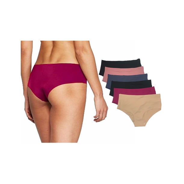 Paquete 6 Pantaletas Invisibles Sin Costuras Corte Láser Pack Incluye 6 Diferentes Colores