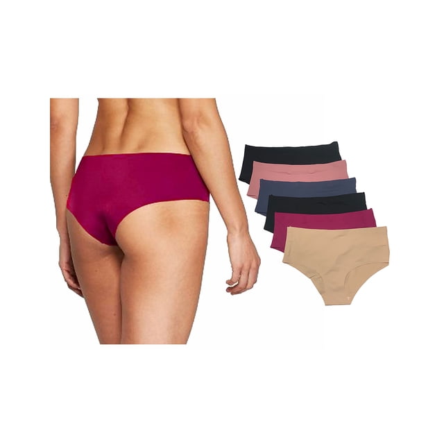 Paquete 6 Pantaletas Invisibles Sin Costuras Corte Láser Pack Incluye 6 Diferentes Colores