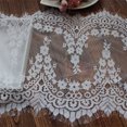 thumbnail image 5 of Lace Fabric Trim Retro Tulle Embroidery Rose Floral Wedding Fabric, 5 of 5