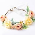 thumbnail image 5 of MSJUHEG Crown of Thorns Headpiece,Flower Headpiece,Flower Headband,Fairy Crown,Flower Crown,Garland Wreath Flower Floral Hair Crown Headband Multi-color One Size, 5 of 7