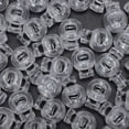 thumbnail image 3 of 100 Pcs Clear Plastic 5mm One Hole Cord Stoppers Cord Lock Cord Lock Stopper, 3 of 8