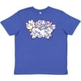 thumbnail image 3 of Inktastic Fluffy Sheep Family Youth T-Shirt, 3 of 5
