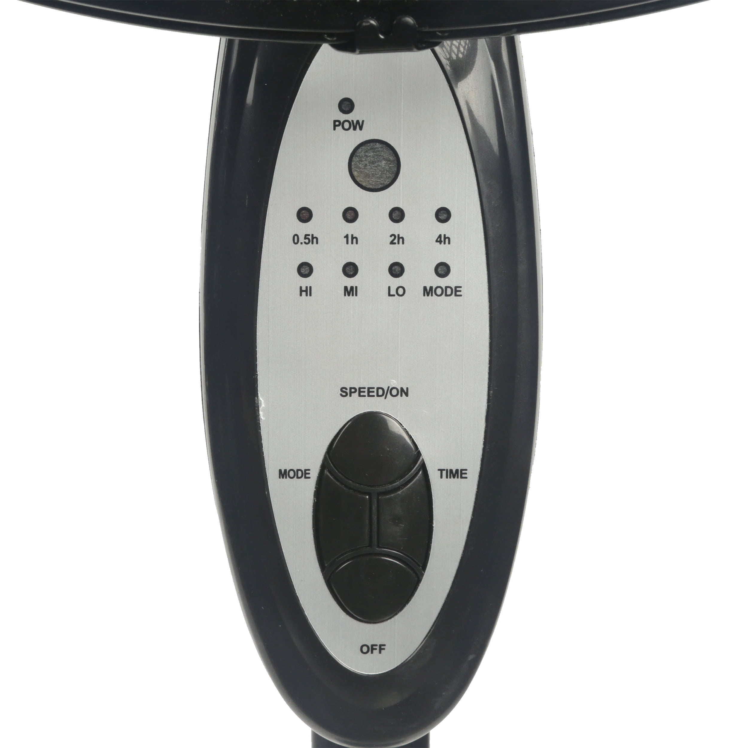 16" Oscillating Stand Fan with Remote Control, White
