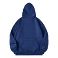 thumbnail image 4 of adviicd Women Hoodless Sweatshirts Fashion Women Casual Hoodless Slim Sweater Blue,XL, 4 of 4
