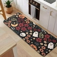thumbnail image 5 of Halloween Floral Ghosts Pattern Kitchen Rug Mat,Kitchen Runner Rugs Non Skid Washable,Decorative Kitchen Floor Mats for Kitchen,Sink,Laundry,17"x47.2", 5 of 7