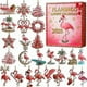 thumbnail image 1 of 2025 Christmas Advent Calendar - 24 Days Countdown Calendar flamingo Acrylic Ornaments, Reusable Christmas Tree Decor Blind Box for Kids & Family Holi, 1 of 1