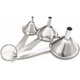 thumbnail image 1 of 3 Pcs Stainless Steel Funnel, Mini Steel Funnel, Stainless Steel Kitchen Funnel Set, 1 of 2