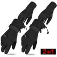 thumbnail image 3 of Guantes de invierno WEST BIKING Guantes gruesos de doble capa Esquí Ciclismo Motocicletas Guantes de WEST BIKING Guantes de invierno, 3 of 7