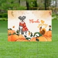thumbnail image 2 of Happy Thanksgiving Schnauzer with Turkey Pumpkins Autumn Vibes Yard Sign Miniature Schnauzer Dog Lover Outdoor Home Lawn Garden Porch Decor - 12018, 2 of 5