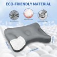 thumbnail image 2 of Pillow for Side and Back Sleepers - Adjustable Foam Pillow for Sleeping with CPAP Users - Reduces Air Leaks & Mask Pressure - Cervical Neck Support for Sleep Apnea Relief, 2 of 7