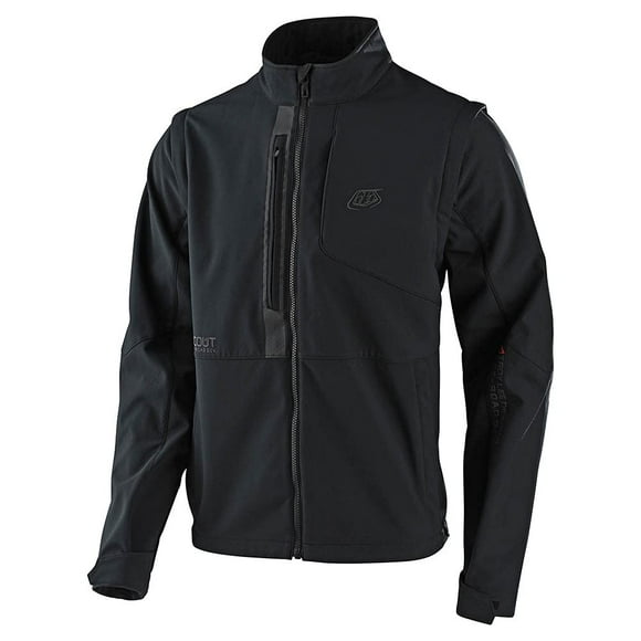 Campera Troy Lee Designs Scout Softshell Negra Talle LG
