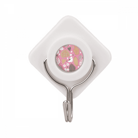 

Powdered Flower Paint Adhesive Wall Hooks Hanging Self Sticky