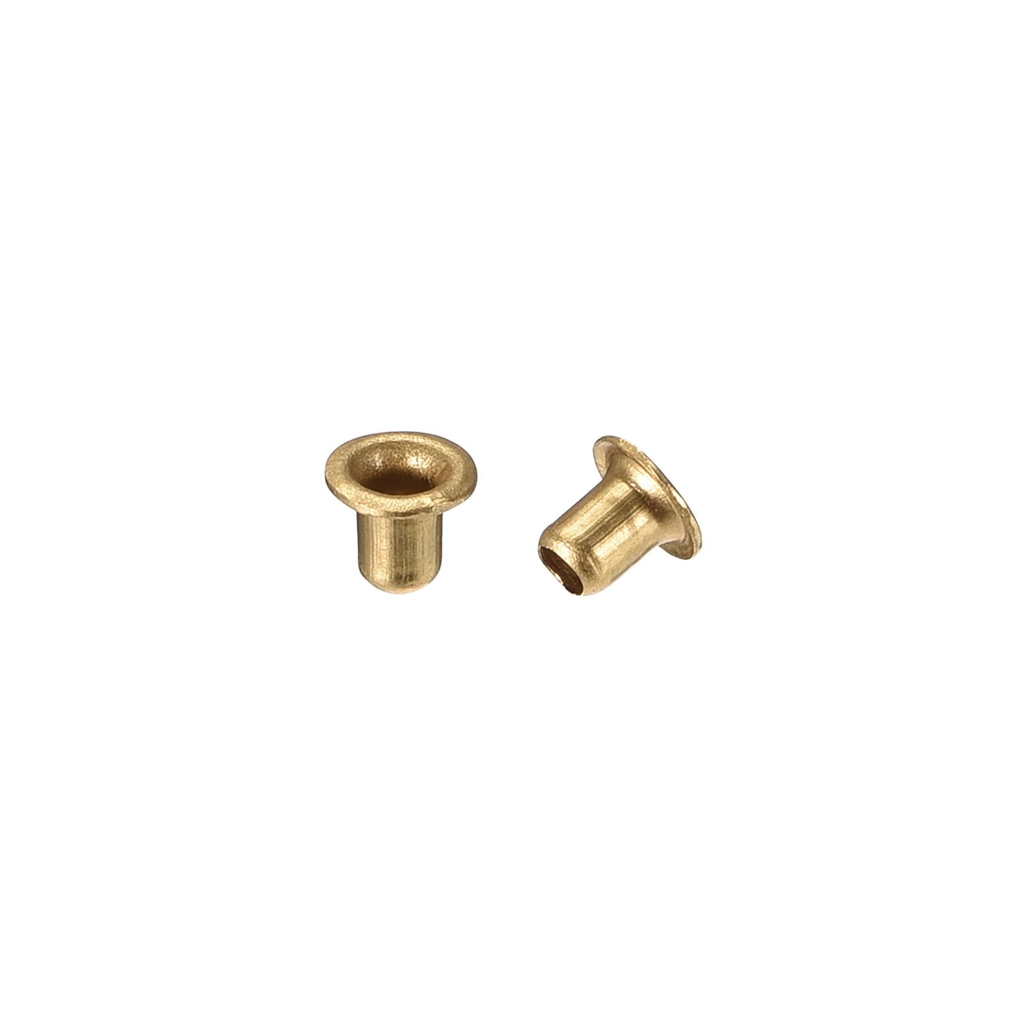 Hollow Rivet,2.5mm x 3mm Through Hole Copper Hollow Rivets Grommets