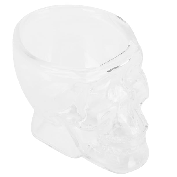 Vaso de Vidrio ANGGREK Copa de Vino Innovadora Forma de Cabeza de Calavera 2.5 oz