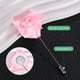 thumbnail image 2 of Uxcell 24-Pack Pines de Flor para Solapa para Hombres, Boutonnieres de Rosa para Bodas/Bailes/Fiestas [Rosa], 2 of 7