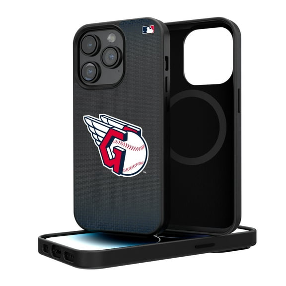 Cleveland Guardians Linen Logo iPhone Magnetic Bump Case