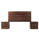 thumbnail image 2 of Recamara King Size Kessa Muebles Arlette 5 Piezas Nogal, 2 of 12