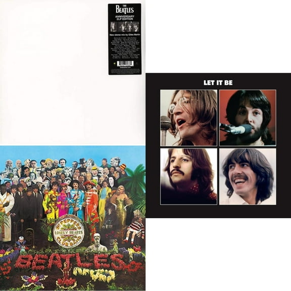 Beatles (The White Album) (2 LP) & Sgt. Pepper's Lonely Hearts Club Band (2017 Stereo Mix/180G/Original Stencils) & Let It Be Special Edition
