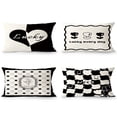 thumbnail image 1 of Juego de fundas de almohada Lucky Hearts Smiley Faces, 40 x 60 cm, 4 unidades, 1 of 3