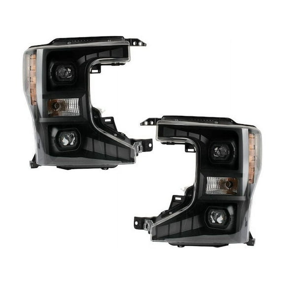 Headlight Assembly Set 2 Piece - Compatible with 2020 - 2022 Ford F-250 Super Duty 2021