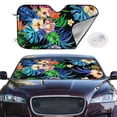 thumbnail image 2 of Daiia Colorful Flowers Windshield Sun Shade for Car SUV Truck (Medium ), Car Sun Shade Windshield, Car Shades for Front Windows, Sunshade for Car Windshield, 2 of 7