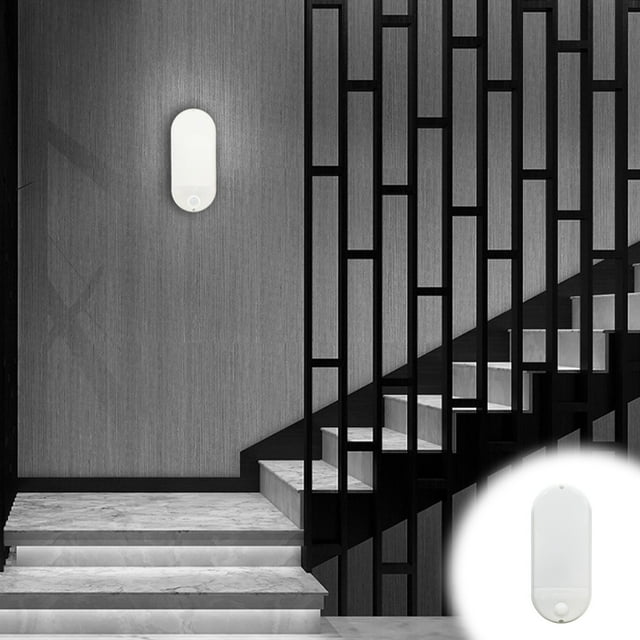 Hot Buy! Intelligent LED Sound and Light Control Wall Light, Home Corridor, Staircase Induction Light, Automatic On/Off, Adjustable LED Lighting for Hallway and Bedroom