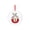 OO, variant on LSLJS Christmas Tree Hanging Ornaments English Letter Pendant 3.15" Acrylic Flat Alphabet with Reindeer Baubles Xmas Theme Car Rearview Mirror Pendant Christmas Decorations