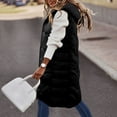 thumbnail image 2 of Vedolay Warm Winter Coats Casual Fall Coat Open Front Winter Jacket Coat Black,XL, 2 of 5