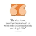 thumbnail image 2 of ArtsyQuotes 26x26 Gold Ornate Wood Framed with Double Matting Museum Art Print Titled - Muhammad Ali Quote: Take Risks, 2 of 4