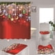 thumbnail image 2 of Cortina de ducha de poliéster con impresión digital 3D, regalo de Navidad, cortina de ducha de baño de poliéster con impresión digital HD de Navidad, 2 of 6