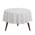 thumbnail image 1 of Mantel redondo Gee Di Moda, 229 cm, blanco, para mesa de 76 a 152 cm, 1 of 5