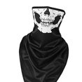 thumbnail image 3 of Paquete de 3-5 máscaras faciales pasamontañas tubo bandana cubierta cuello Bufanda blanca 3 piezas Sunnimix Cara llorando Pañuelo, 3 of 6