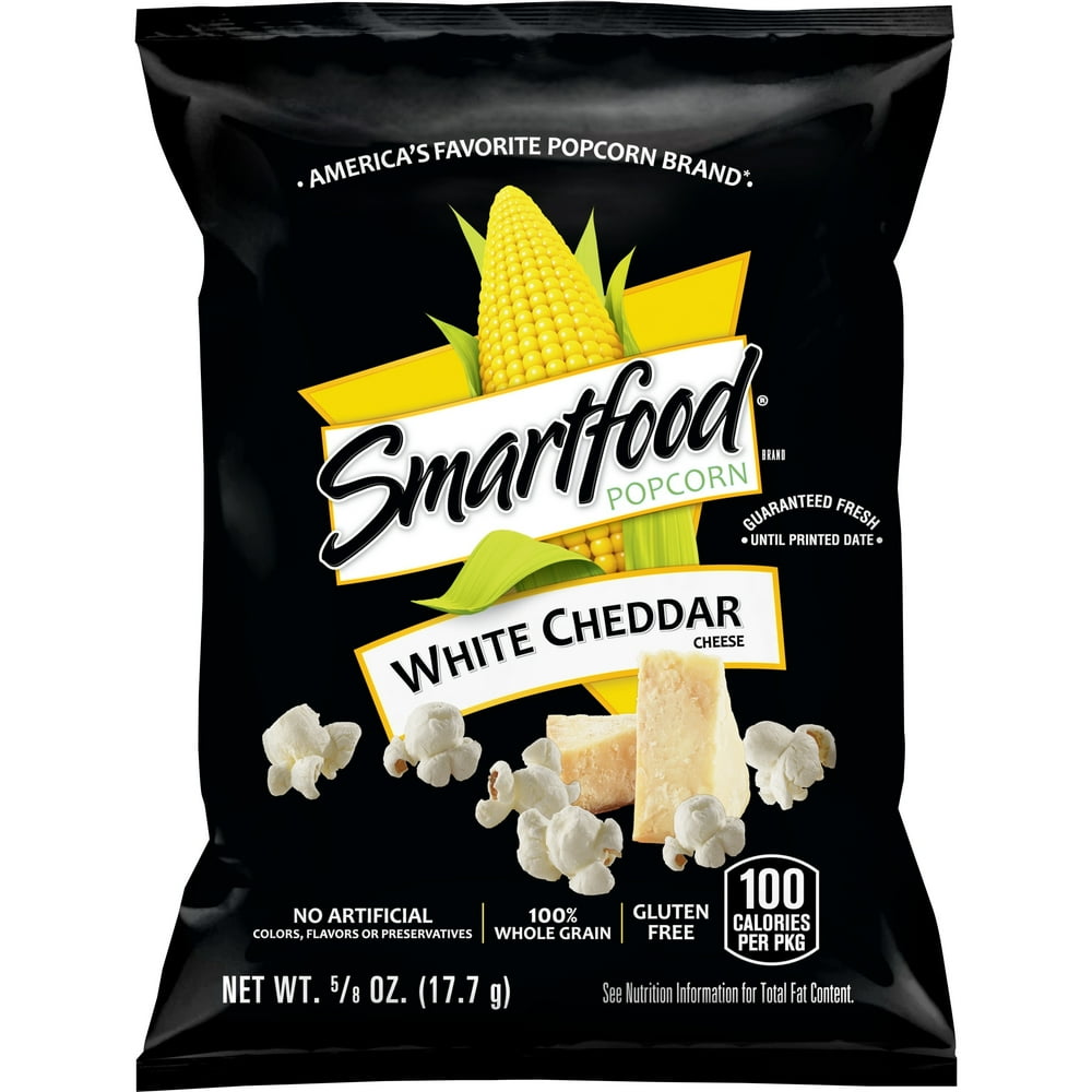 Smartfood White Cheddar Flavored Popcorn, 0.625 Ounce (40 Ct) Walmart