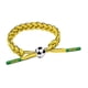 thumbnail image 2 of Pulsera trenzada Zulema Brazalete de fútbol Amarillo, 2 of 8