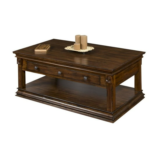 Sunny Designs Savannah Coffee Table In Antique Charcoal