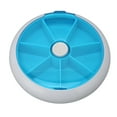thumbnail image 2 of Rotating Weekly Pill Organizer, Portable Round 7 Day Medicine Case Supplements For Vitamins Fish Oil, Large Capacity Rotating Weekly Pill Case For Home, Travel, 2 of 8