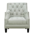 thumbnail image 3 of Picket House Furnishings Perry Button Tufted Accent Chair in Pumice, 3 of 9