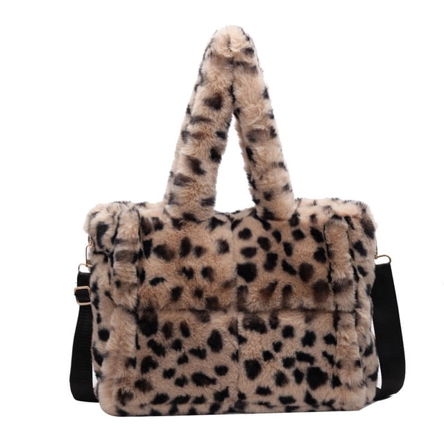 Bolso para Las Axilas Hombro Mujer Mano Suave Y Esponjoso Felpa Viajes
