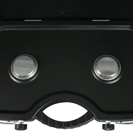 Ozark Trail 2 Burner Propane Gas Camping Stove, GCT2208WB, Black, New