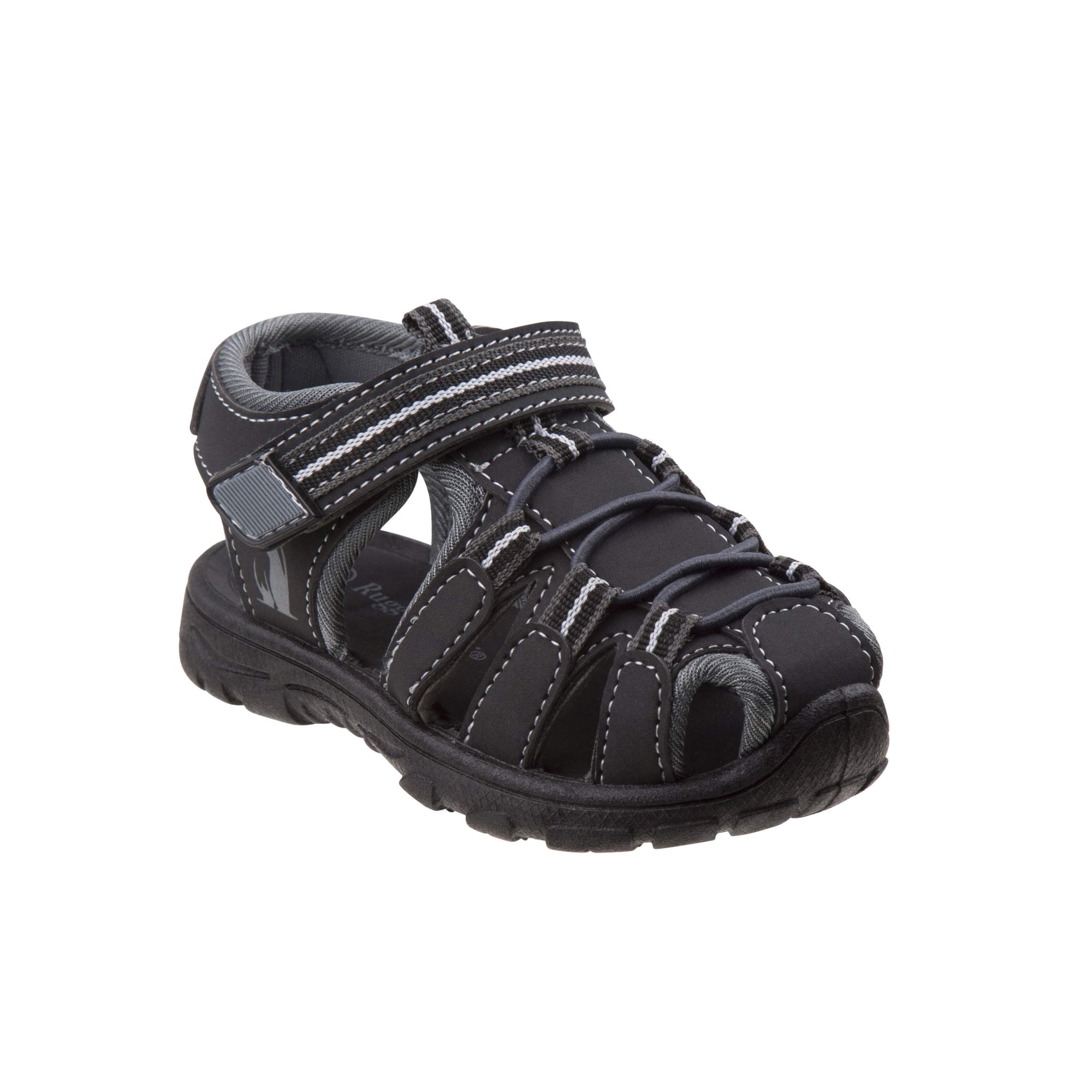 Rugged Bear Boy Closed Toe Hook & Loop Fisherman Style Sport Sandals