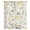 Yellow, variant on Yellow Grey Botanical Sheer Curtains 45 Inch Length, Light Filtering Voile Curtain Panel, Spring Floral Watercolor Rod Pocket Drapes Window Treatments for Living Room Bedroom 52"x45"